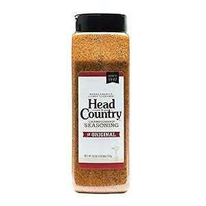 Head Country Bar-B-Q Championship Seasoning, Original Gluten Free, MSG Free Barbecue Seasoning Bold & Herbal Dry Spice Rub To The Flavor Of All Your BBQ Favorites 26 Ounce, Pack of 1