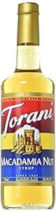 Torani }J_~AibcVbv 750 mL Torani Macadamia Nut Syrup, 750 mL