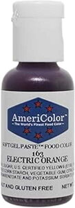 Americolor \tgWFy[XgHpF 75 IXAGNgbNIW Americolor Soft Gel Paste Food Color.75-Ounce, Electric Orange