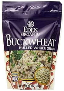 EDEN ΁AktSA16 IXpE` (12 pbN) EDEN Buckwheat, Hulled Whole Grain,16 -Ounce Pouches (Pack of 12)