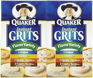 NG[J[t[o[oGeBCX^gObcA2pbN Archway Quaker Flavor Variety Instant Grits, 2 Pack