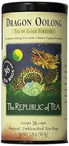 The Republic Of Tea Dragon G 36 eB[obO The Republic Of Tea Dragon Oolong Tea, 36 Tea Bag Tin