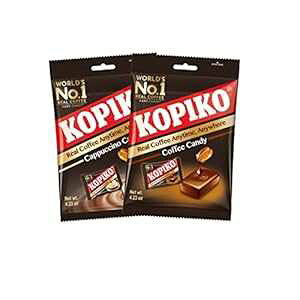 RsR LfB oGeB pbN (R[q[ƃJv`[m)A4.23 IX (2 pbN) Kopiko Candy Variety Pack (Coffee and Cappuccino), 4.23 Ounce (Pack of 2)
