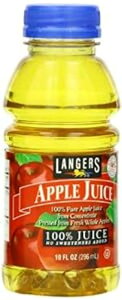 W[Y 100% W[XAAbvA10 IX (12 pbN) Langers 100% Juice, Apple, 10 Ounce (Pack of 12)