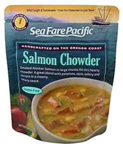 Sea Fare pVtBbN X[NT[ `E_[A9 IX (8 pbN) Sea Fare Pacific Smoked Salmon Chowder, 9 Ounce (Pack of 8)
