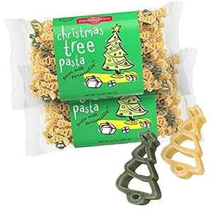 Pastabilities NX}Xc[pX^Aqzf[̊y`̃c[k[hA`qg݊VRpX^ 14 IX (2 pbN) Pastabilities Christmas Tree Pasta, Fun Shaped Tree Noodles for 