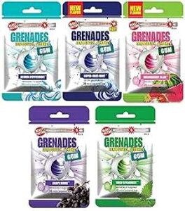 Grenades GUM Iɋ͂ȃVK[t[K - ΂悤ȋȃ~g̔ - @o߂p[ &  - t[c & ~g oGeB 5 pbN (150 ) Grenades GUM Explosiv