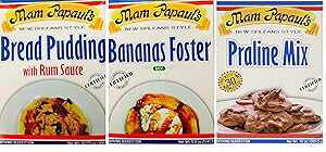 Mam Papaul �j���[�I�[�����Y �f�U�[�g �o���h�� - �u���b�h �v�f�B���O�A�o�i�i �t�H�X�^�[�A�v�����l �f�U�[�g �~�b�N�X �e 1 �� Mam Papaul New Orleans Desserts Bundle - 1 each of Bread Pudding, Bananas Foster and