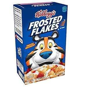 Kellogg's ubNt@XgVAAtXgt[NAbA1񕪁A1.2IX{bNX(70pbN) Kellogg's Breakfast Cereal, Frosted Flakes, Fat-Free, Single Serve, 1.2 oz Box(Pack of 70)