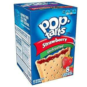 Pop-Tarts ubNt@Xg g[X^[ yXg[AtXgȂXgx[A14.7 IX (8 ) Pop-Tarts Breakfast Toaster Pastries, Unfrosted Strawberry Flavored, 14.7 oz (8 Count)