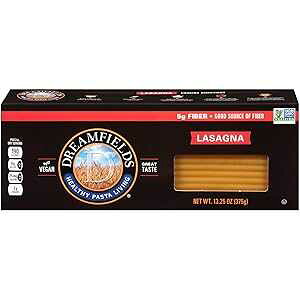 Dreamfields Pasta Dreamfields wV[pX^rOUjAA13.25 IX (12 pbN) Dreamfields Pasta Dreamfields Healthy Pasta Living Lasagna, 13.25-Ounce Boxes (Pack of 12)