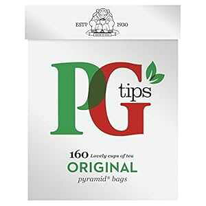 PG Tips gAs~bh^eB[obOA160 (4pbN) PG Tips Black Tea, Pyramid Tea Bags, 160Count Boxes (Pack of 4)