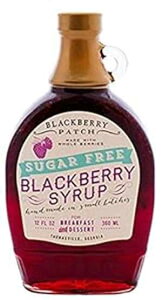 ブラックベリーパッチ、ブラックベリー丸ごとシロップ、砂糖無添加、12オンス Blackberry Patch, Syrup Whole Blackberry No Sugar Added, 12 Ounce