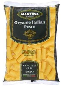 Mantova C^ÃI[KjbN Kg[j pX^ - 100% f Zi I[KjbN Kg[j - 1 |h (12 pbN) - C^Ai Mantova Italian Organic Rigatoni Pasta - 100% Durum Semolina Organi