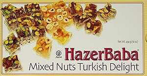 n[oo ^[LbV fCg sX^`IAA[hAw[[ibc ? 1|h Hazerbaba Turkish Delight with Pistachio, Almond & Hazelnut 1lb