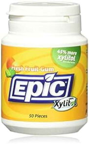Epic DentalAtbVt[cKA50  Epic Dental, Fresh Fruit Gum, 50 Pieces