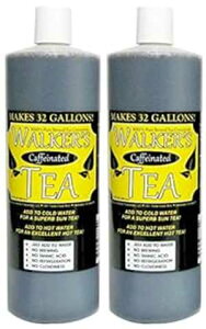 JtFCt̒Zk - 64 KɂȂ܂! Walker's Tea Liquid Tea Concentrate with Caffeine- Makes 64 Gallons!