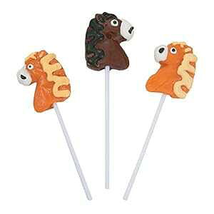 ň`̃|bvz - 12  - ʕ Fun Express Horse Shaped Lollipop Suckers - 12 Pieces - Individually Wrapped