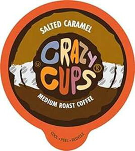 Crazy Cups L[O K Jbv}Vpt[o[R[q[ALAzbg܂̓ACXhNAVOT[u 22 ATCN\ȃ|bh Crazy Cups Flavored Coffee for Keurig K-Cup Mach
