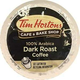 ティムホートンズ ダークロースト、48 カウント (各 8.89 オンス) Tim Hortons Dark Roast Single Serve Coffee Cups, Tim Hortons Dark Roast, 48 Count (8.89 Oz each)