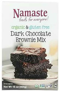 Namaste Foods Oet[ I[KjbN _[N`R[g uEj[ ~bNXA16 IX Namaste Foods Gluten Free Organic Dark Chocolate Brownie Mix, 16 oz
