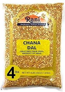 j `i _ (Ȃ̃Xvbg fWЂ悱) 64 IX (4 |h) 1.81kg ~ ׂēVR OeΉ `qg݊ r[K Ch̋N Rani Brand Authentic Indian Products Rani Chana Dal (Sp