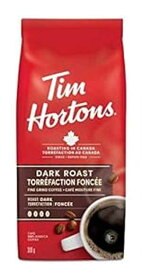 ティムホートンのダークローストコーヒー、300g/10.6オンス {カナダから輸入} Tim Hortons Tim Horton's Dark Roast Coffee, 300g/10.6 oz {Imported from Canada}