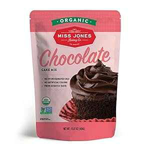 Miss Jones Baking Organic Cake and Cupcake MixAGMOAr[Kth[AƂӂӂ: `R[g (1pbN) Miss Jones Baking Organic Cake and Cupcake Mix, Non-GMO, Vegan-Friendly, Moist and Fluffy: Chocolate (Pac