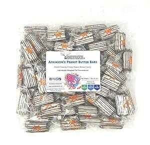 AgL\ bv oN LfB[ o[As[ibc o^[A1 |h Atkinson Wrapped Bulk Candy Bars, Peanut Butter, 1 Pound