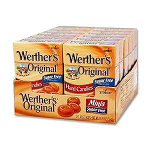 F^[X ~jLLfB Werthers Sugar Free Mini Caramel Candies