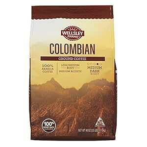 Wellsley Farms RrA҂R[q[A40 IX Wellsley Farms Colombian Ground Coffee, 40 Ounce