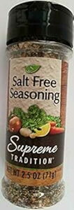 p  2.5IX Supreme Tradition Culinary Seasoning Salt Free 2.5 oz