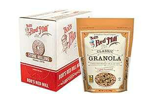 Bob's Red Mill i`SOm[A12 IX (4 pbN) Bob's Red Mill Natural Whole Grain Granola, 12-ounce (Pack of 4)