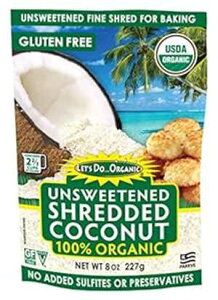 Let's Do...I[KjbNא؂ARRibcA8IXpbP[Wi12pbNj Let's Do Organic Let's Do...Organic Shredded, Unsweetened Coconut, 8 Ounce Packages (Pack of 12)