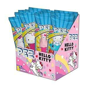 PEZ n[LeB 0.58IX LfB[fBXyT[lߍ킹 (12pbN) PEZ Hello Kitty, 0.58-Ounce Assorted Candy Dispensers (Pack of 12)