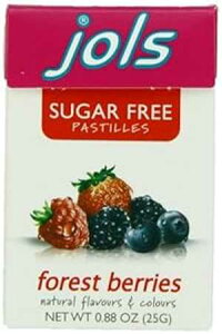 Jols VK[t[ g[`AtHXg x[A0.88 IX {bNX (12 pbN) Daprano & Co Jols Sugar Free Pastilles, Forest Berry, 0.88-Ounce Boxes (Pack of 12)