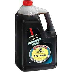 LbR[} - `ݖAL@ݖA\AۑY - 1 K (1 pbN) Kikkoman - Traditionally Brewed Soy Sauce, Organic Soy Sauce, All Purpose Seasoning, No Added Preservatives - 1 Gallon (Pack of 1)