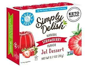 Simply Delish i` Xgx[ WF fU[g - sgpA`qg݊AOet[AbsgpAr[KAPgth[ - 0.7 IX (6 pbN) Simply Delish Natural 