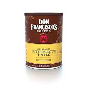 h tVXR OEh o^[XRb` t[o[ R[q[ (12 IX) Don Francisco's Ground Butterscotch Flavored Coffee (12-ounce can)