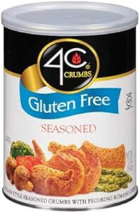 4C Premium Gluten Free Bread Crumbs, Seasoned 1 Pack, Regular & Gluten Free, Flavorful Crispy Crunchy, Value Pack