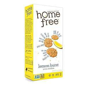 Homefree Treats You Can Trust �O���e���t���[ �~�j�N�b�L�[�A�������o�[�X�g�A5�I���X Homefree Treats You Can Trust Gluten Free Mini Cookies, Lemon Burst, 5 Ounce