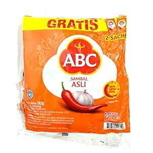 ABC Sambal Asli Chili Sauce 9g X 22 sahets (1 Pack) ABC Sambal Asli Chili Sauce 9g X 22 sahets (1 Pack)