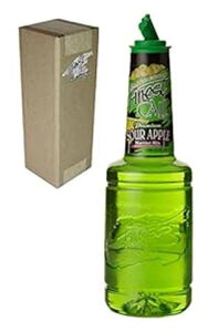 Finest Call v~A T[ Abv }eB[j hN ~bNXA1 bg {g (33.8 tʃIX)Aʔ Finest Call Premium Sour Apple Martini Drink Mix, 1 Liter Bottle (33.8 Fl Oz), Individually Box