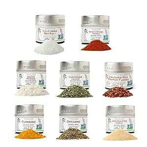 pg[X^[^[Lbg `qg݊ OXpCXƉ 8 ̏ʃob`̃n[uƃXpCX CʂɎƂō KX^XEB^G #214 Pantry Starter Kit Non GMO Gourmet Spices And Sa