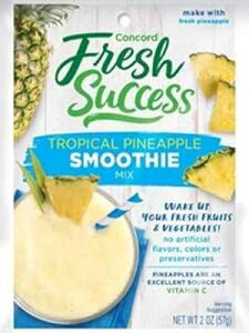 Concord Farms gsJ pCibv X[W[ ~bNXA2IX pE` (18 pE`̂pbN) Concord Farms Tropical Pineapple Smoothie Mix, 2-Ounce Pouch (VALUE Pack of 18 Pouches)