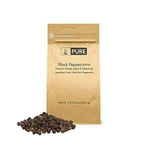 Ӟi1|hjAAAVRHiۑAOet[Ar[KAɗD Pure Organic Ingredients Black Peppercorns (1 lb), Seasoning, Flavoring Agent, Natural Food Preservative, Gluten Fre