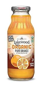 CNEbh I[KjbN sA IWAtbVvXA(12.5 tʃIX (12 pbN)) Lakewood Organic PURE Orange, Fresh Pressed, (12.5 Fl Oz (Pack of 12))