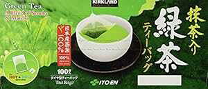 J[Nh VOl`[ ɓ uhA100% YΒtA100... Kirkland Signature Ito En Matcha Blend, 100% Japanese Green Tea Leaves, 100 T...