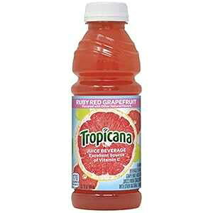 Tropicana r[ bh O[vt[c W[X hNA15.2 tʃIX̃{gA(12 pbN) Tropicana Ruby Red Grapefruit Juice Drink, 15.2 fl oz Bottles, (Pack of 12)