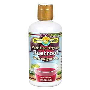 Dynamic Health FI[KjbN r[ch{⏕Hi AFAۑ͖YBBPAt[AOet[ 32IX Dynamic Health Certified Organic Beetroot Dietary Supplement No Added Sugar, Artificial 